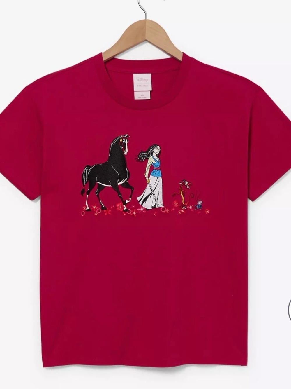 Disney x Box Lunch Disney Princess Mulan Embroidered Tee